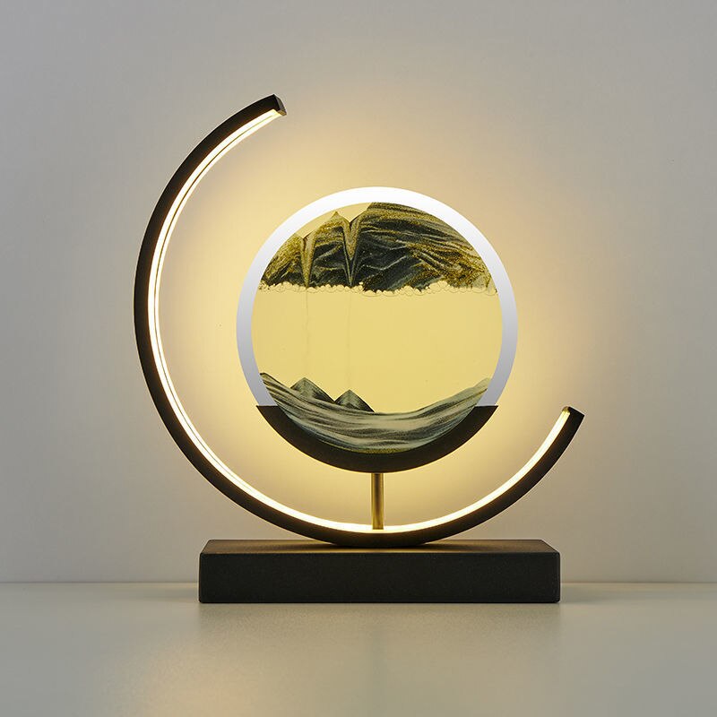 Bewegliche Sand-Tischlampe – Kreatives Lichtspiel für Ihr Zuhause