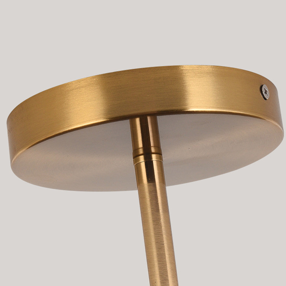 Halb Eingelassene Deckenlampe aus Holz mit Integrierter LED