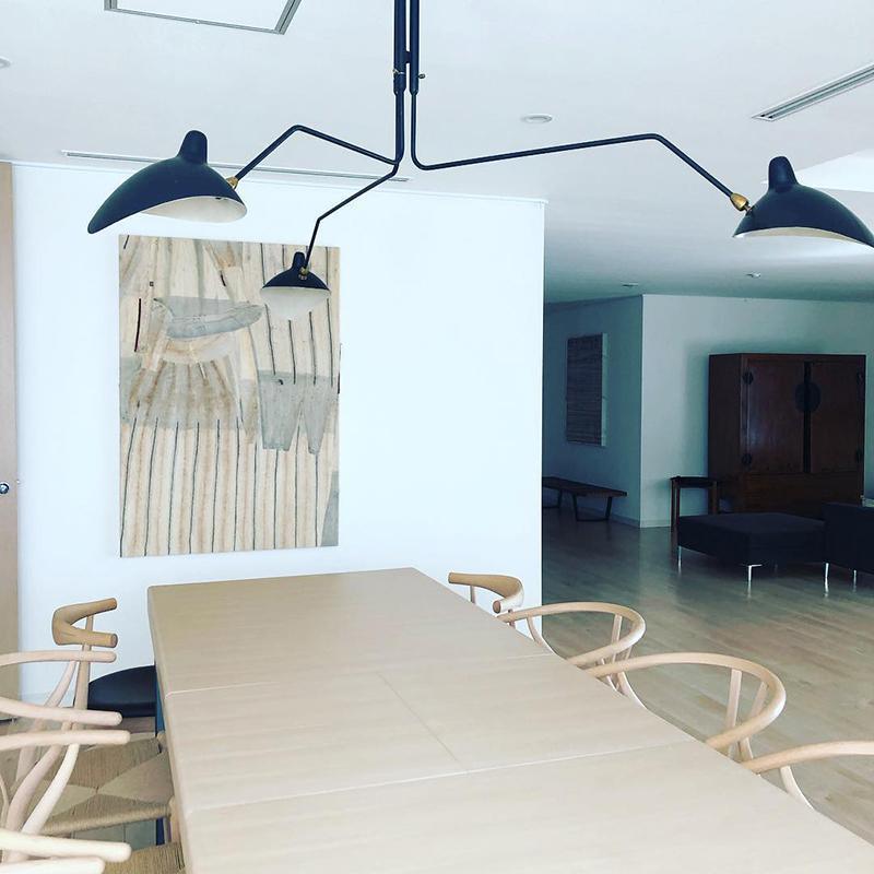 Moderne Deckenleuchte inspiriert von Serge Mouille
