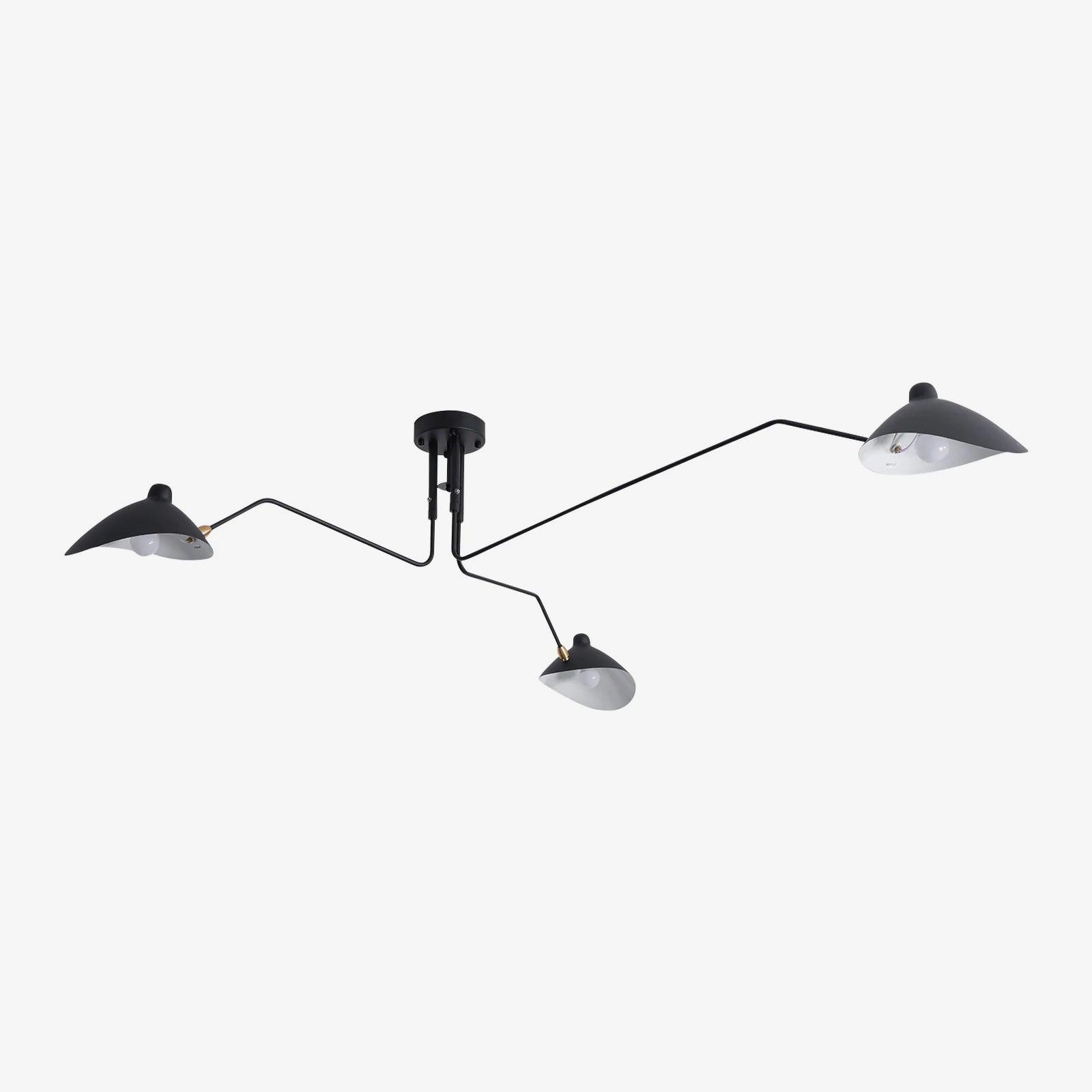 Moderne Deckenleuchte inspiriert von Serge Mouille