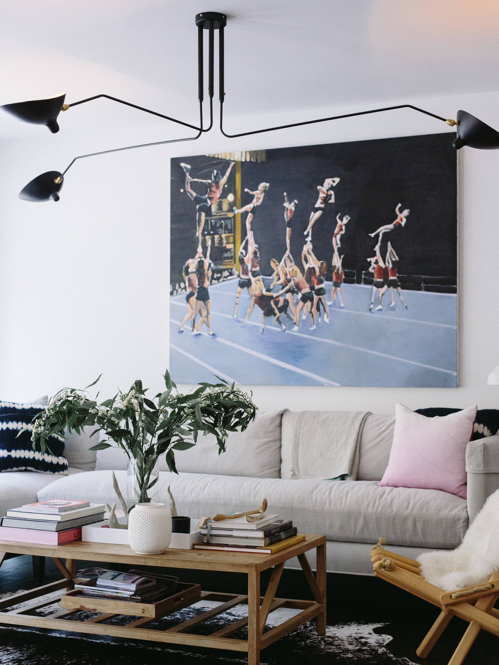 Moderne Deckenleuchte inspiriert von Serge Mouille
