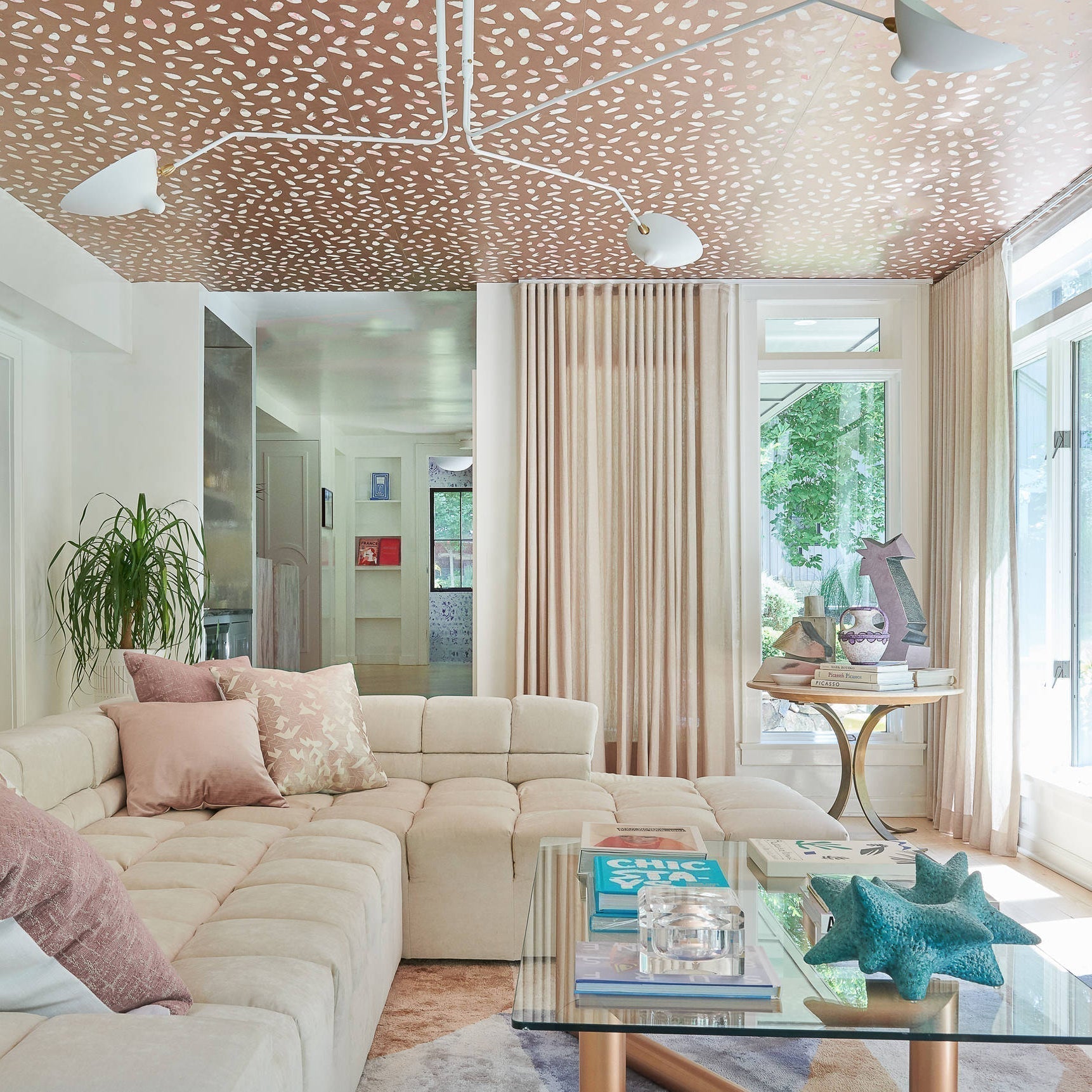 Moderne Deckenleuchte inspiriert von Serge Mouille