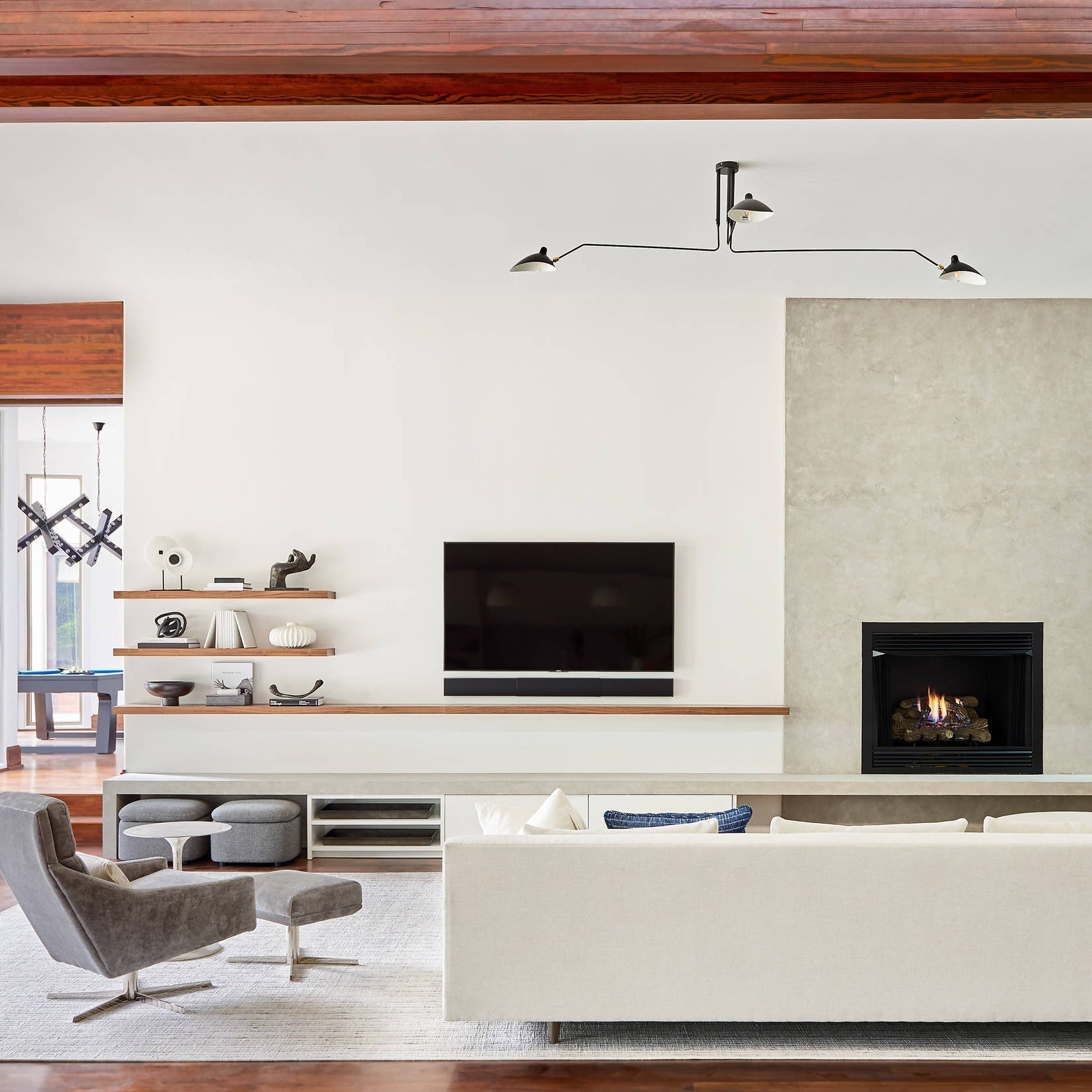 Moderne Deckenleuchte inspiriert von Serge Mouille