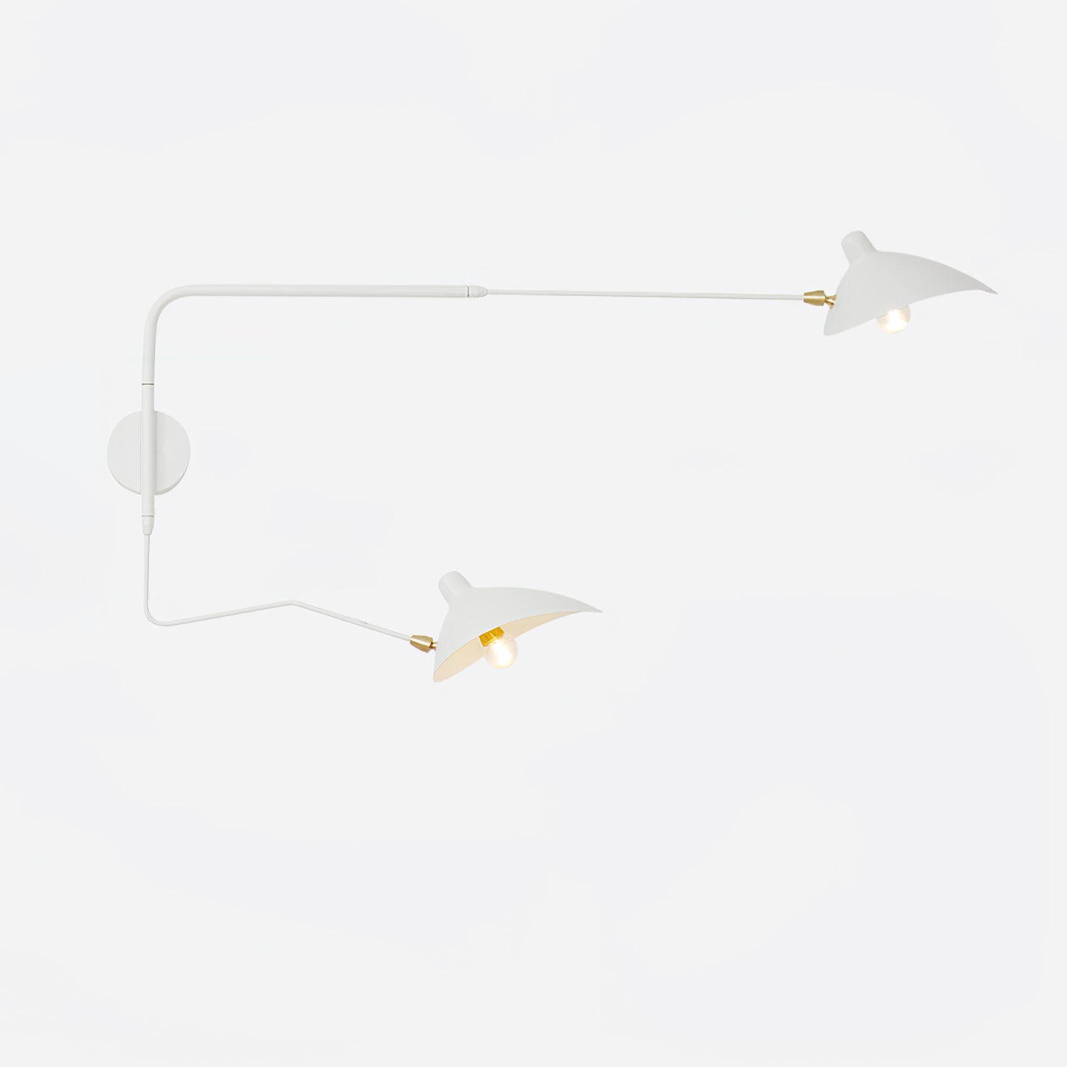 Minimalistische Verstellbare Wandleuchte mit Schwenkarm