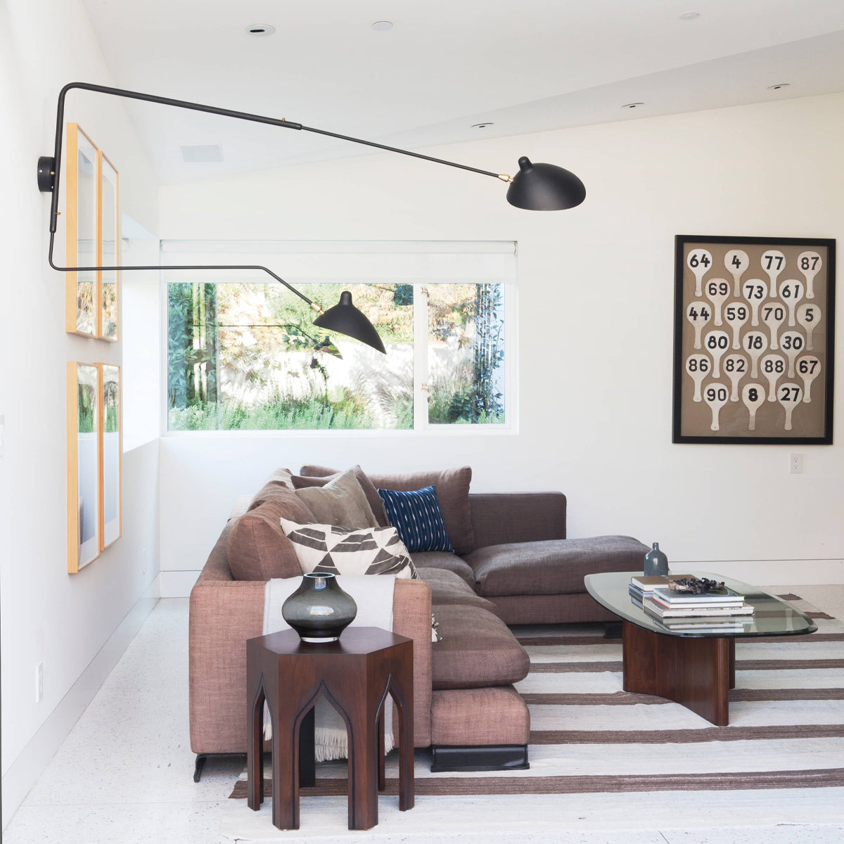 Minimalistische Verstellbare Wandleuchte mit Schwenkarm