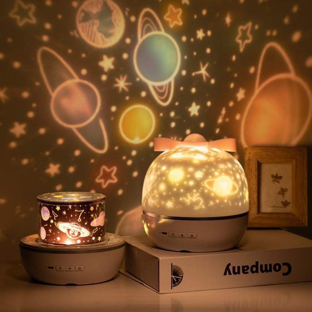 Sternenhimmel LED-Tischlampe mit Galaxie-Effekt – Für Gemütliche Stunden