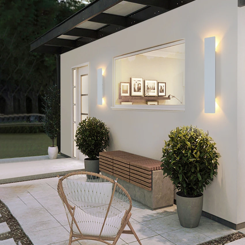 Moderne LED-Außenwandleuchte IP65 – Wetterfest für Garten & Terrasse