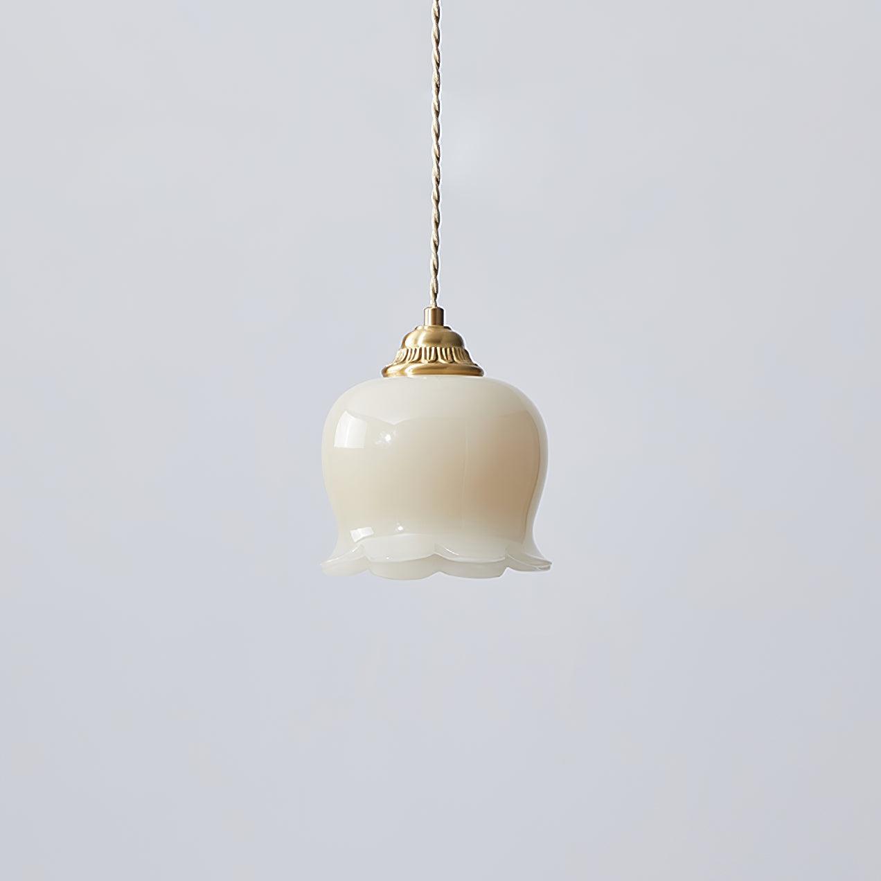 Blumenförmige Pendellampe – Sanftes Licht