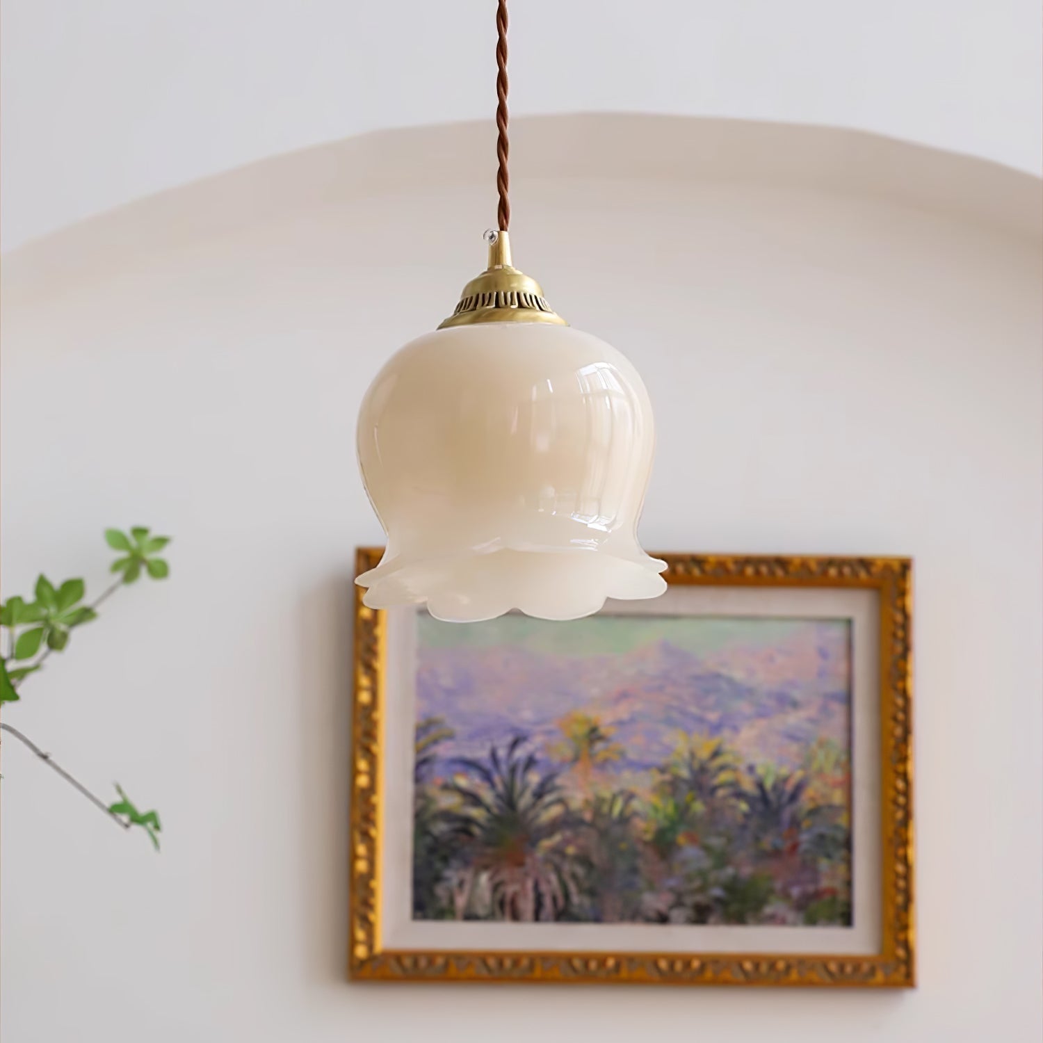 Blumenförmige Pendellampe – Sanftes Licht