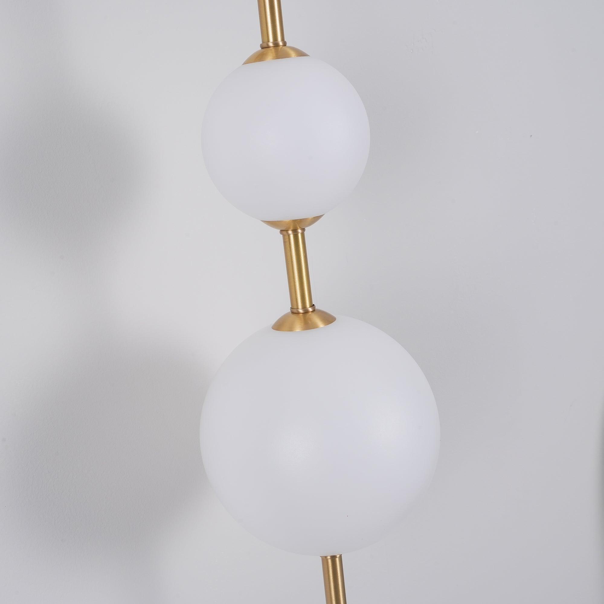 Globe-Wandlampe – Vertikale Ausrichtung