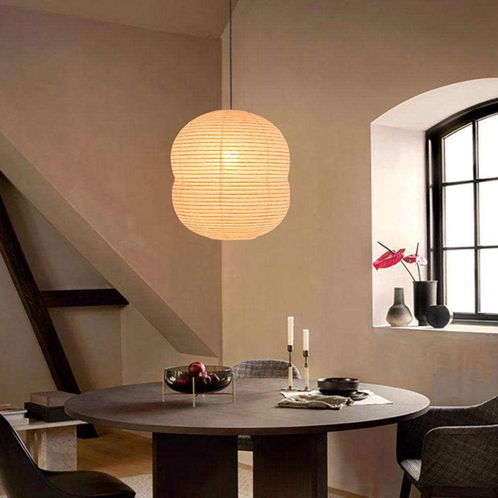 Mini-Pendelleuchte aus Washi-Papier – Zarte Beleuchtung