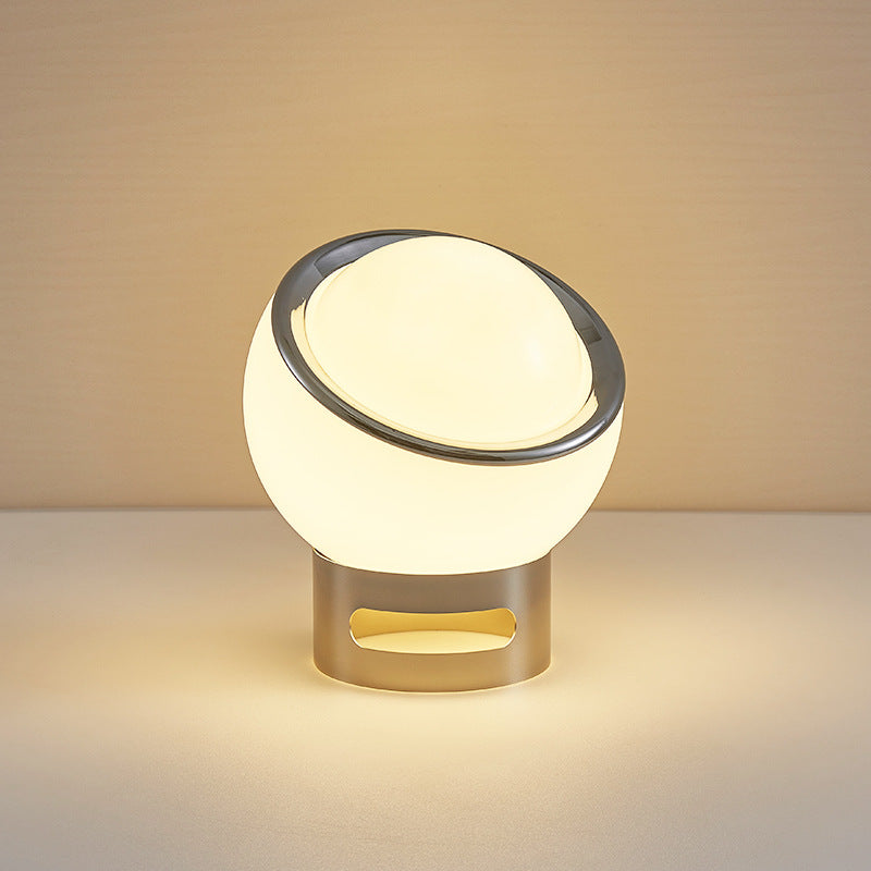 Opalglas Tischlampe Bauhaus-Stil – Französische Eleganz