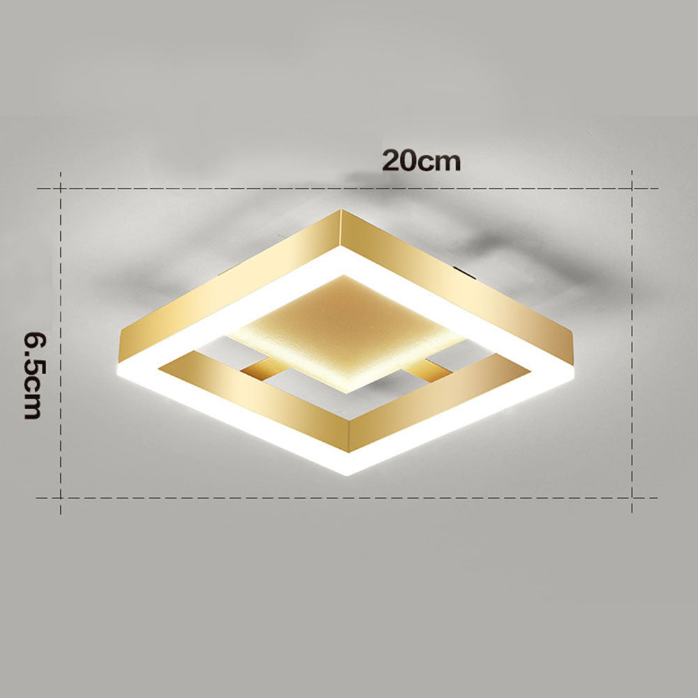 Goldene LED-Einbauleuchten – Contemporary Deckenlampen