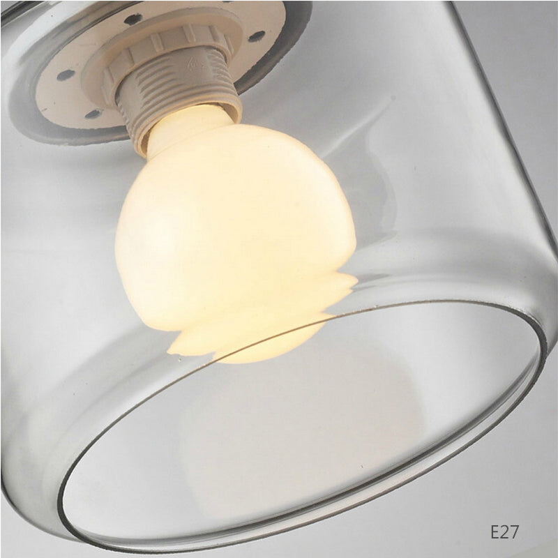 Vogel-Design Glaslampe – Höhenverstellbare Pendelleuchte