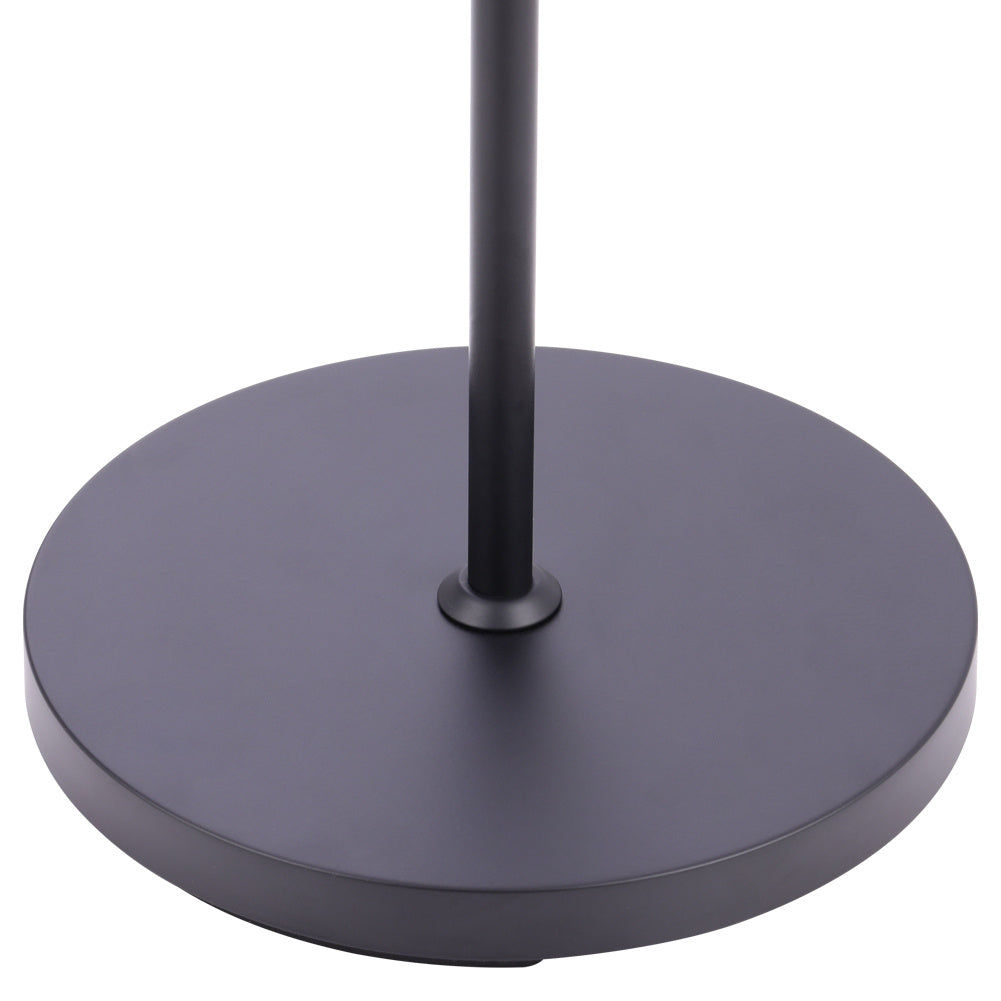 Doppelkopf-Torchiere-Stehlampe Mit Flexiblem Leselicht