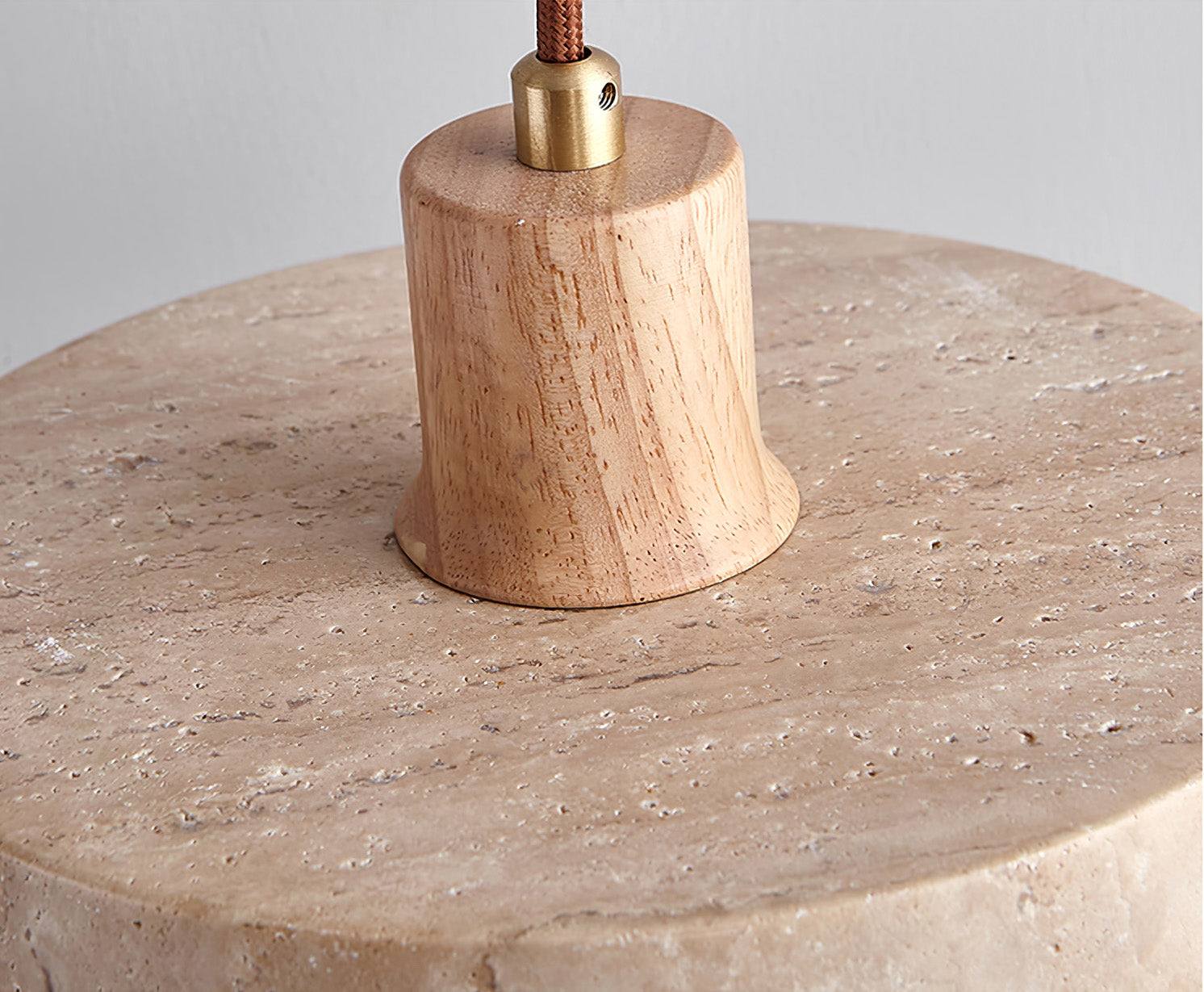 Stein Pendelleuchte | Wabi-Sabi Stil