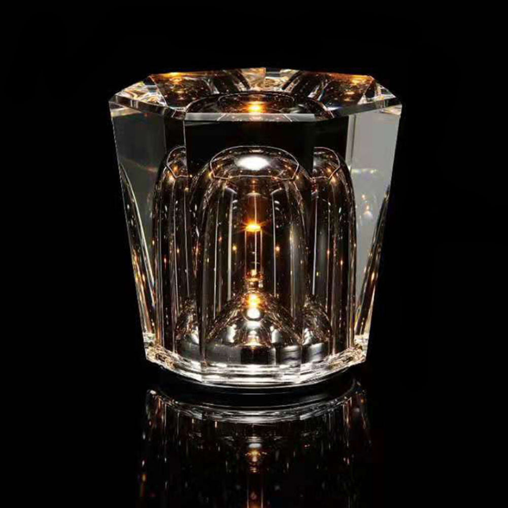 Kristall-Weinglas-Tischlampe Kabelloser Funktion