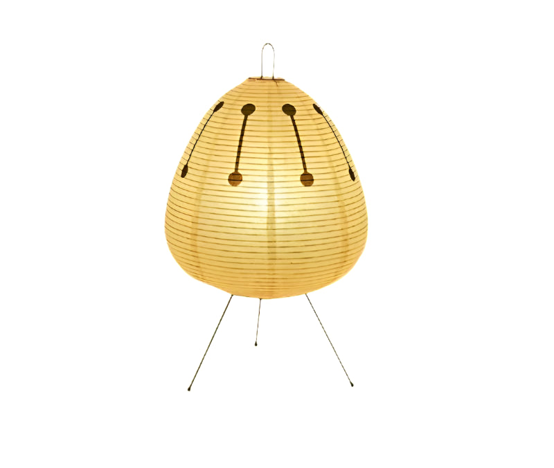 Tischlampe im Retro-Stil aus Japanischem Papier – Traditionelle Beleuchtung für Schlafzimmer und Wohnzimmer