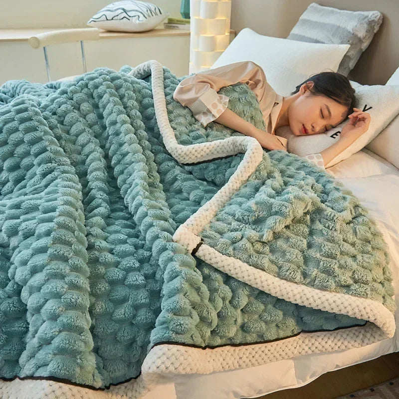 Kuschelige Decke im Schildkröten-Stil | Flauschig