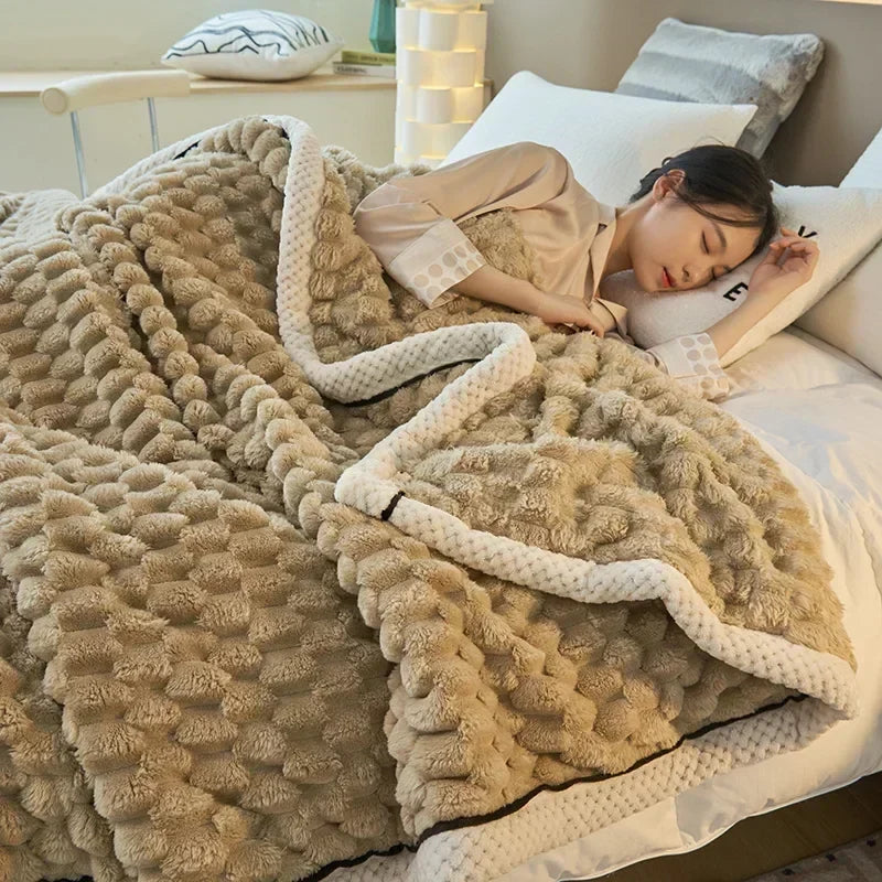 Kuschelige Decke im Schildkröten-Stil | Flauschig