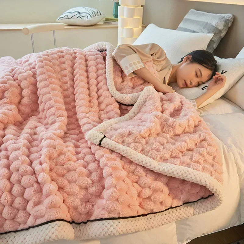Kuschelige Decke im Schildkröten-Stil | Flauschig