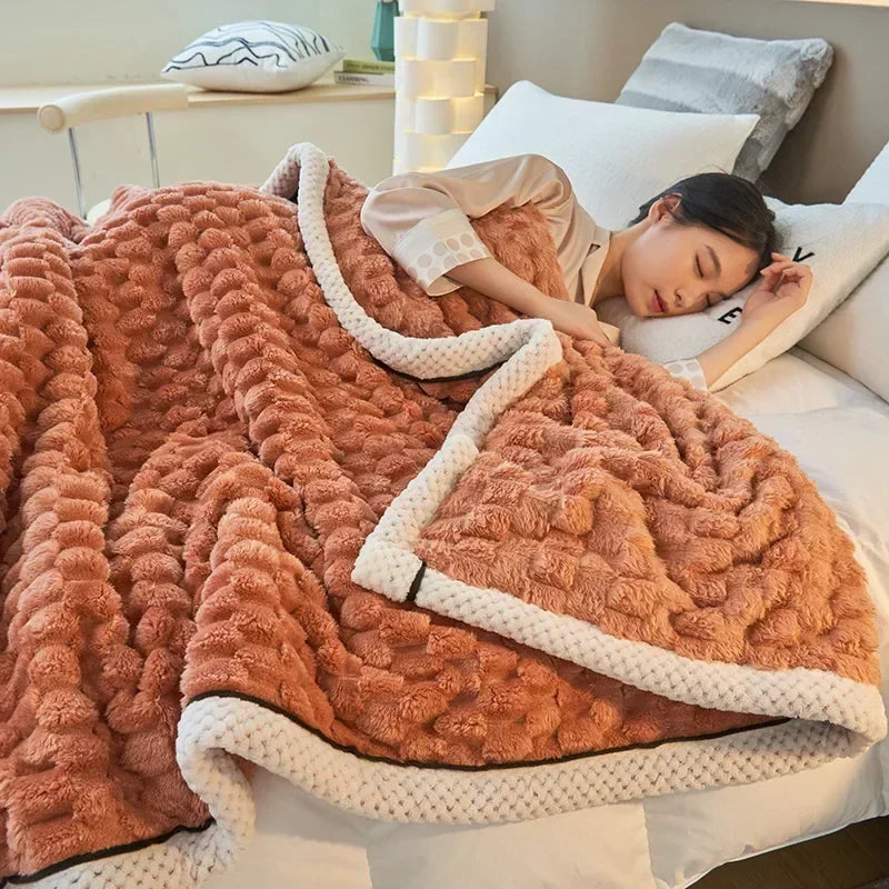 Kuschelige Decke im Schildkröten-Stil | Flauschig