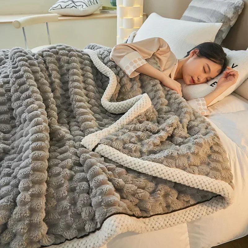 Kuschelige Decke im Schildkröten-Stil | Flauschig