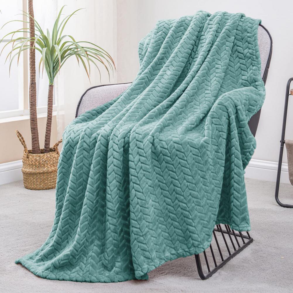 Gemütliche Korallenflanell-Decke | Flauschige