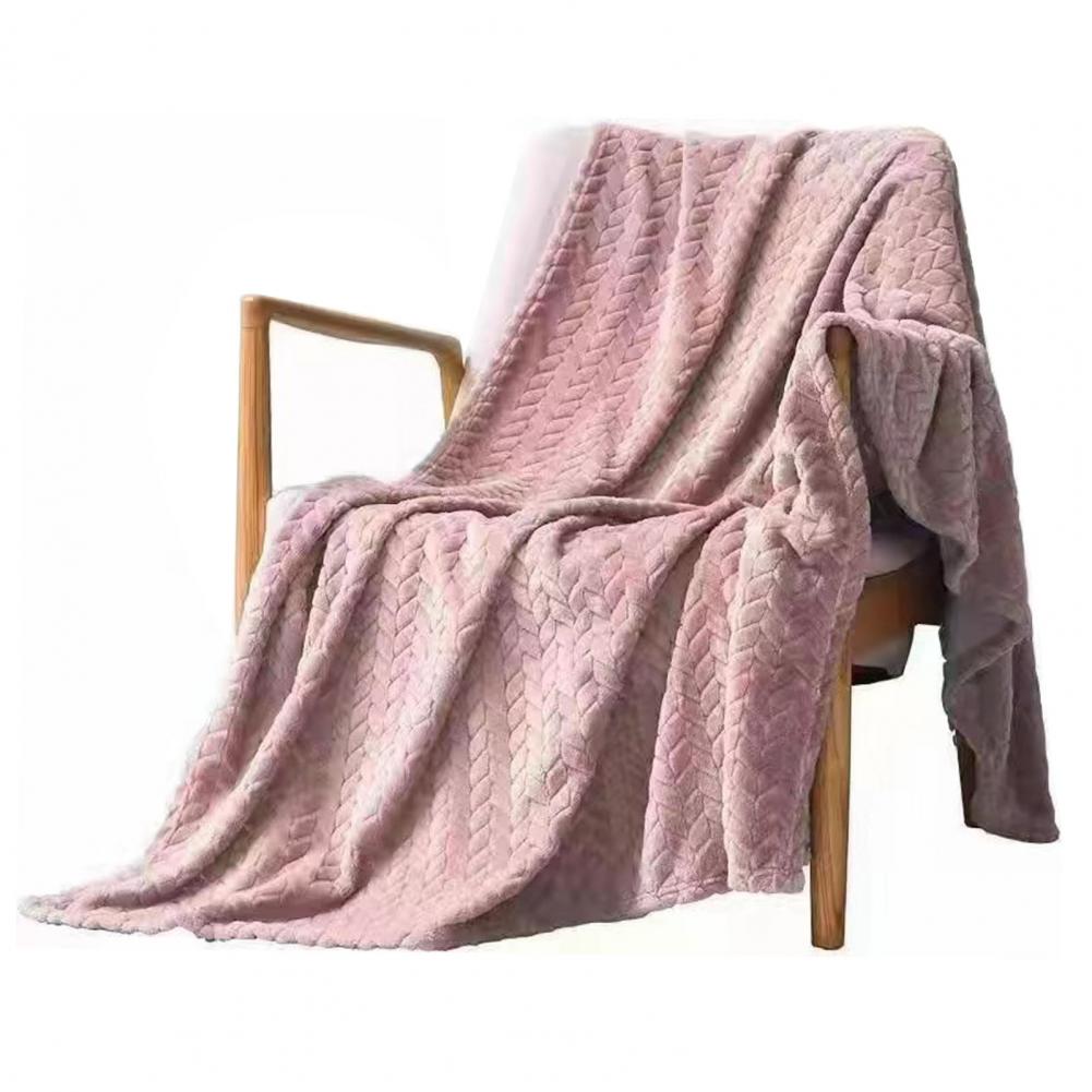 Gemütliche Korallenflanell-Decke | Flauschige