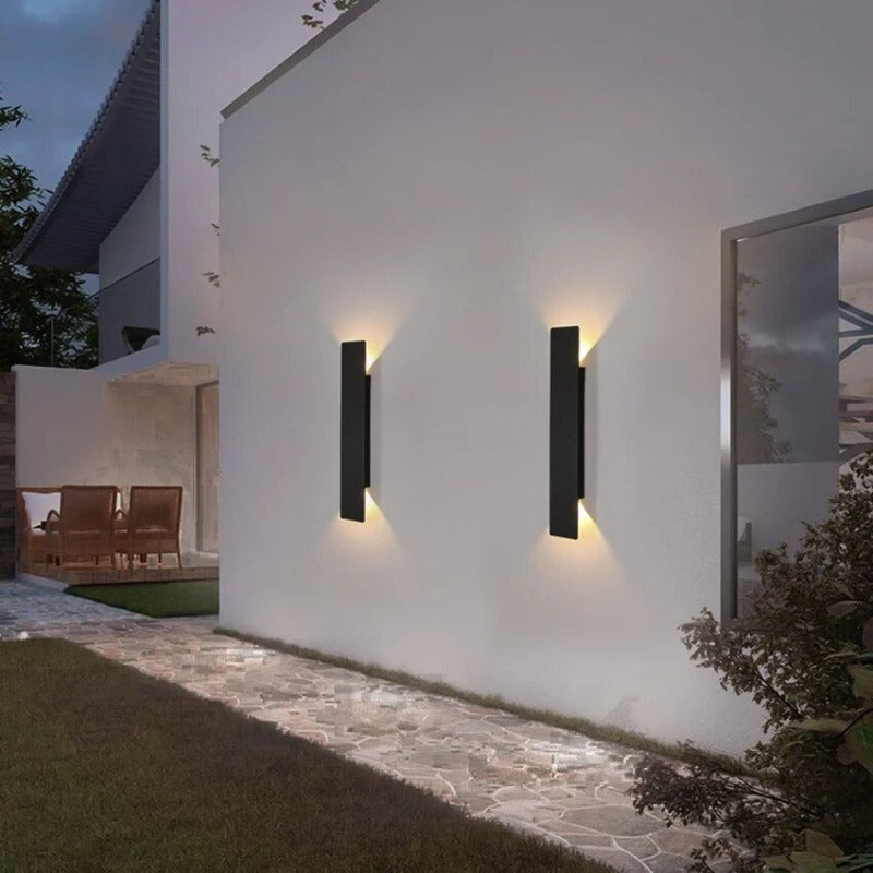 Moderne LED-Außenwandleuchte IP65 – Wetterfest für Garten & Terrasse