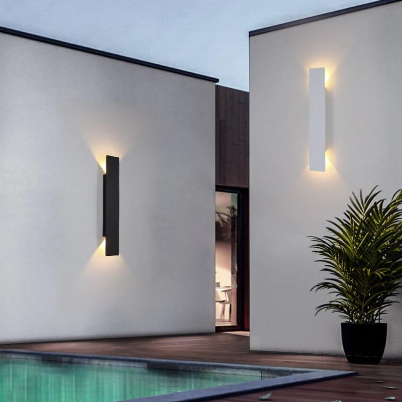 Moderne LED-Außenwandleuchte IP65 – Wetterfest für Garten & Terrasse