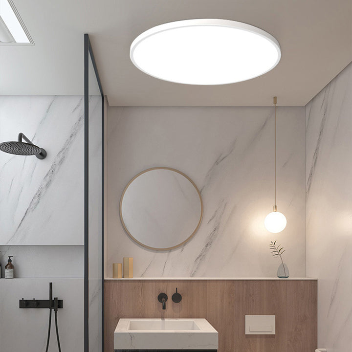 Moderne LED-Deckenleuchte In Runder Form – Minimalistisch