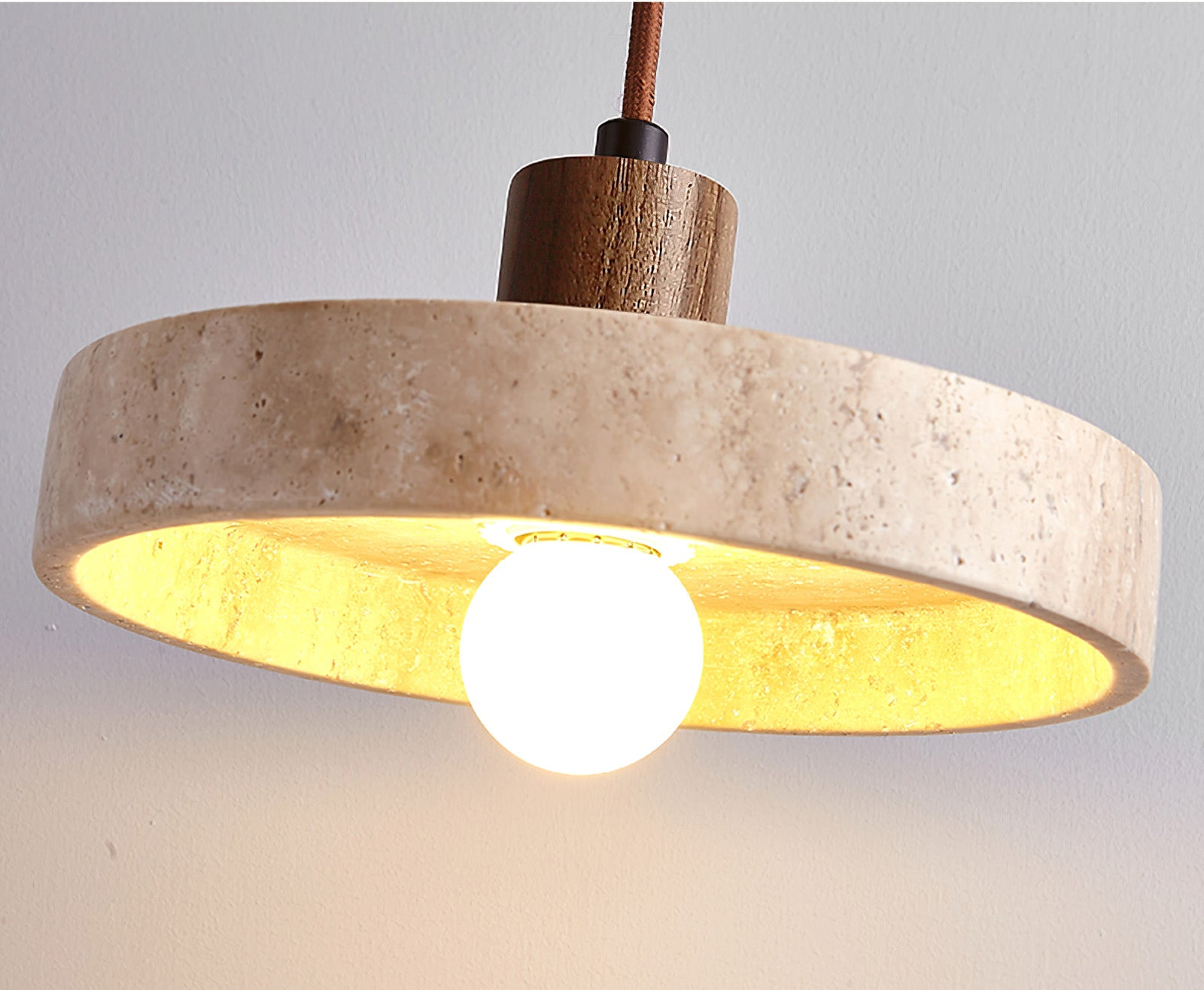 Stein Pendelleuchte | Wabi-Sabi Stil