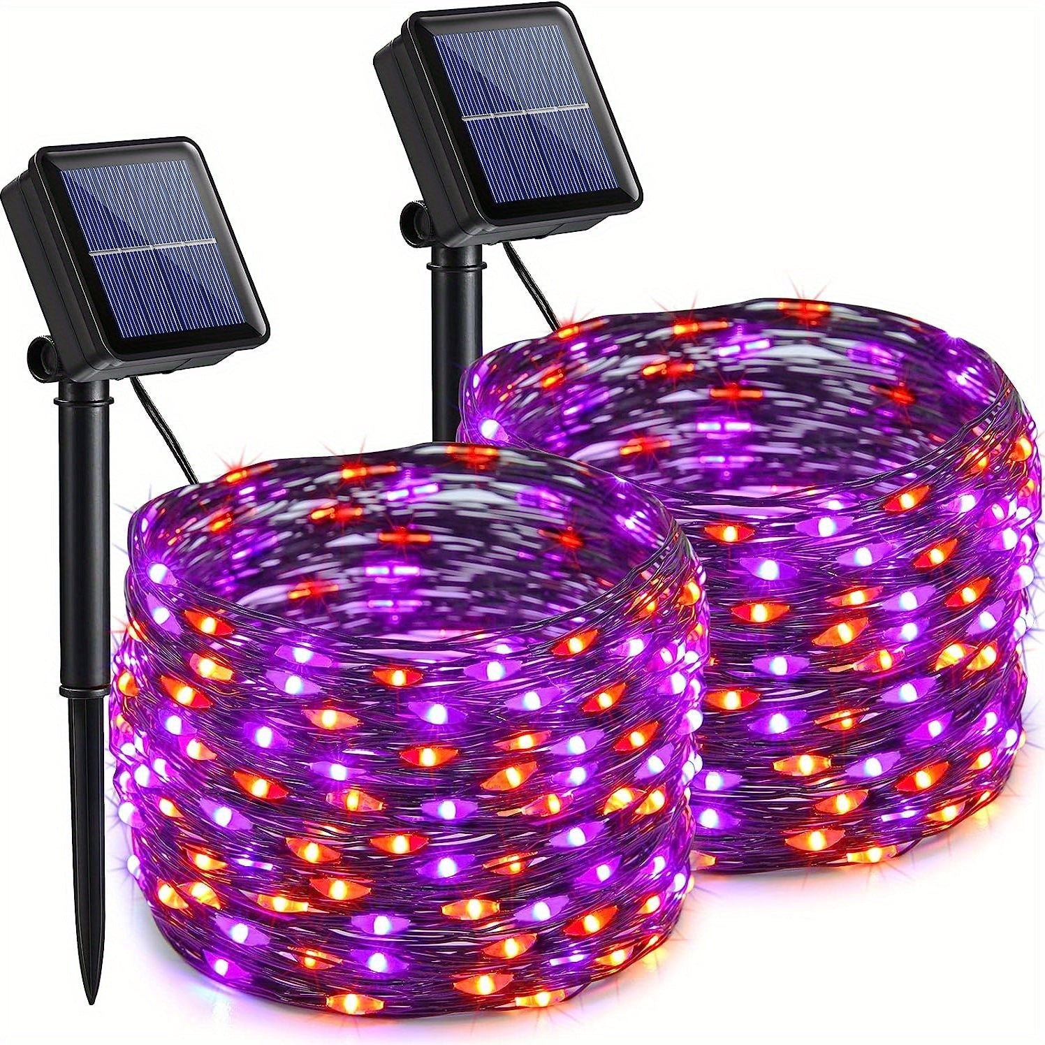 Rote Solar-Fairylights für Den Außenbereich