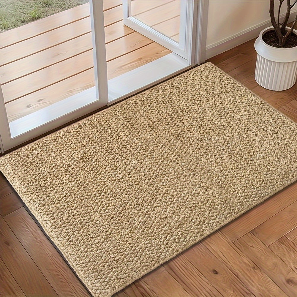 Umweltfreundliche Fußmatte im Jute-Stil