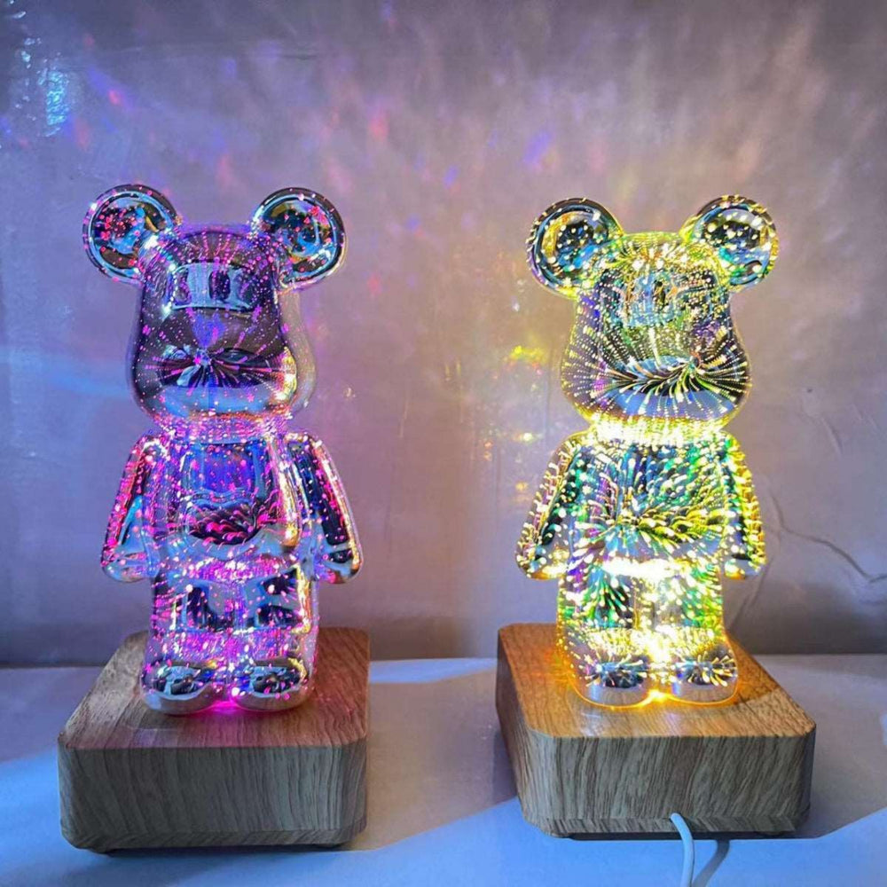 Bärenförmige LED-Lampe – Künstlerisches Licht für Gemütliche Räume