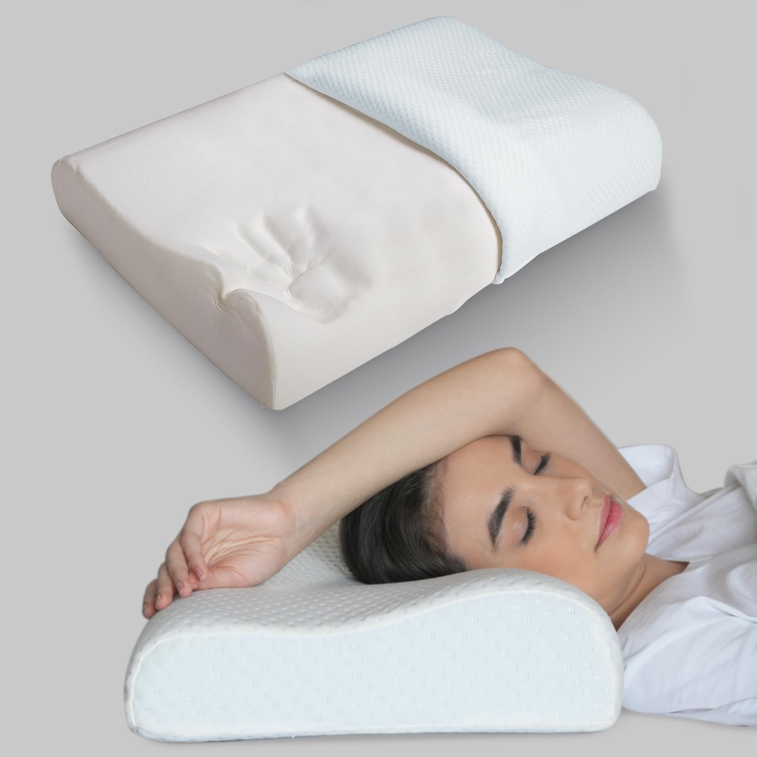 Komfort Memory Foam Kissen – Ergonomisch & Druckentlastend