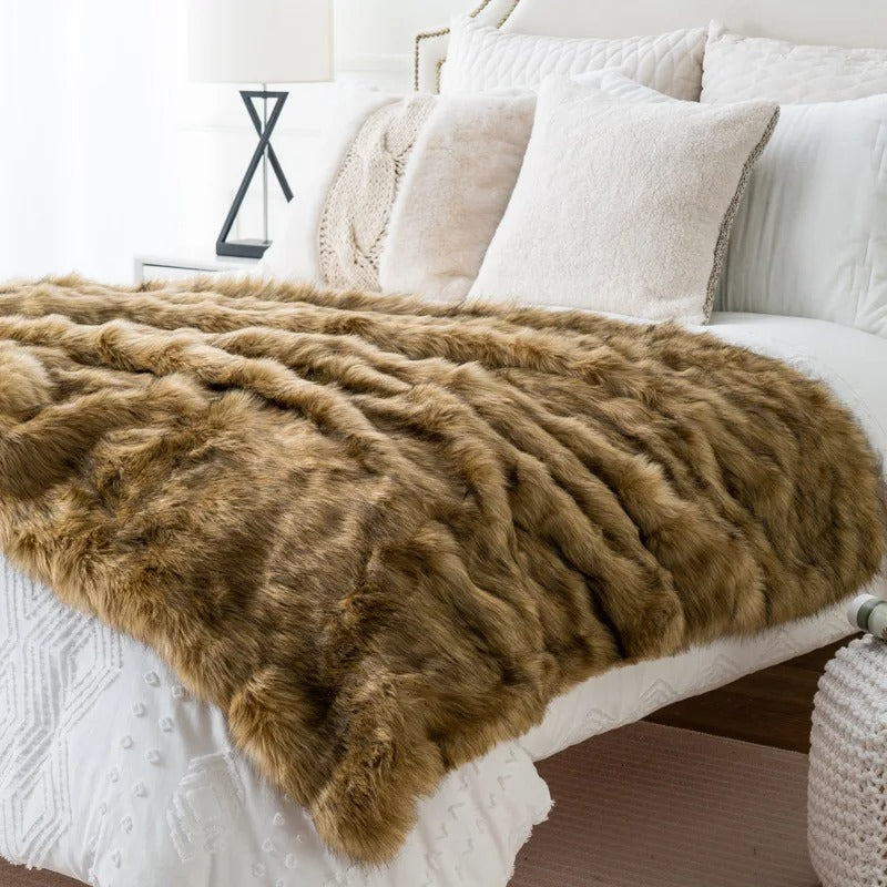 Sofaüberwurfdecke mit Weicher Oberfläche
