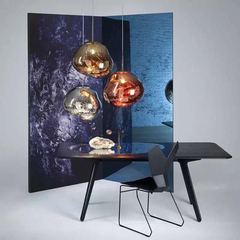Dekorative Melt Glas-Pendellampe