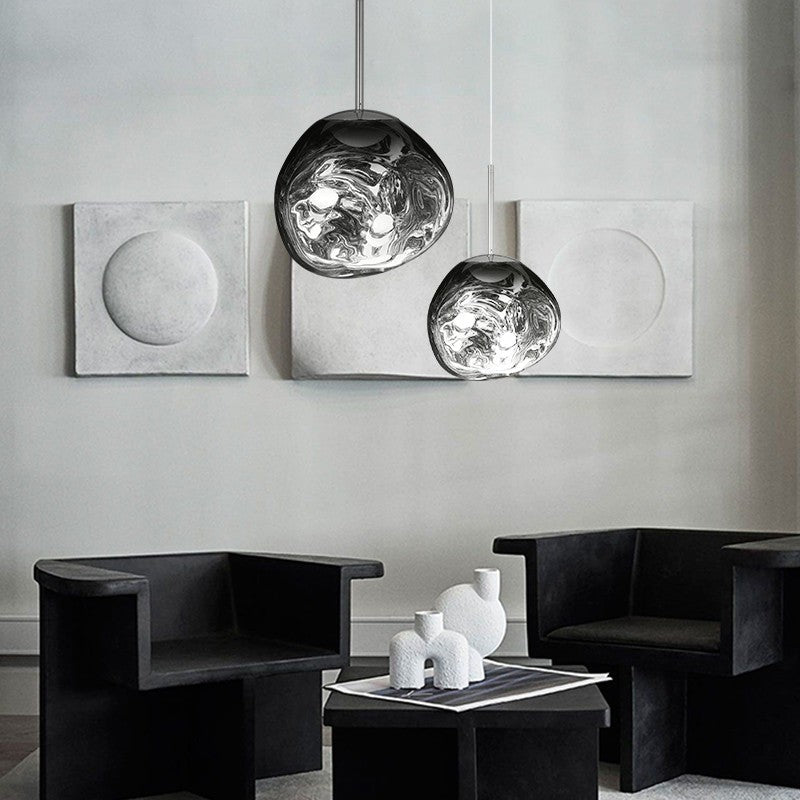 Dekorative Melt Glas-Pendellampe