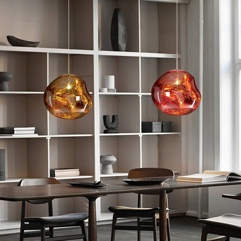 Dekorative Melt Glas-Pendellampe