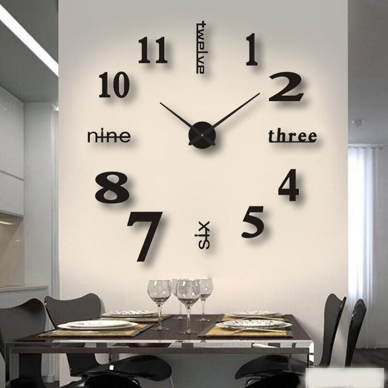Überdimensionale Wanduhr – Modernes & Dekoratives Highlight für Ihr Zuhause