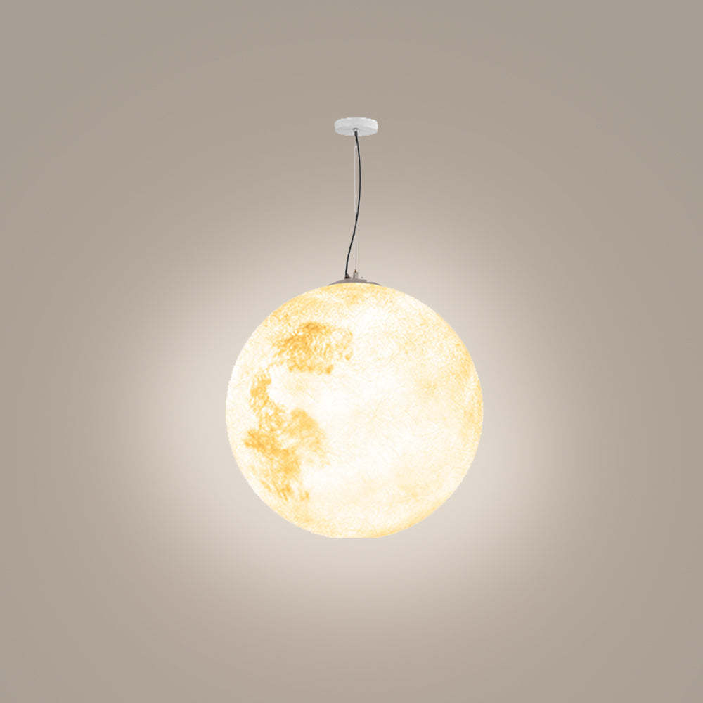 Outdoor-Pendelleuchte mit LED im Modernen Golden Moon-Design