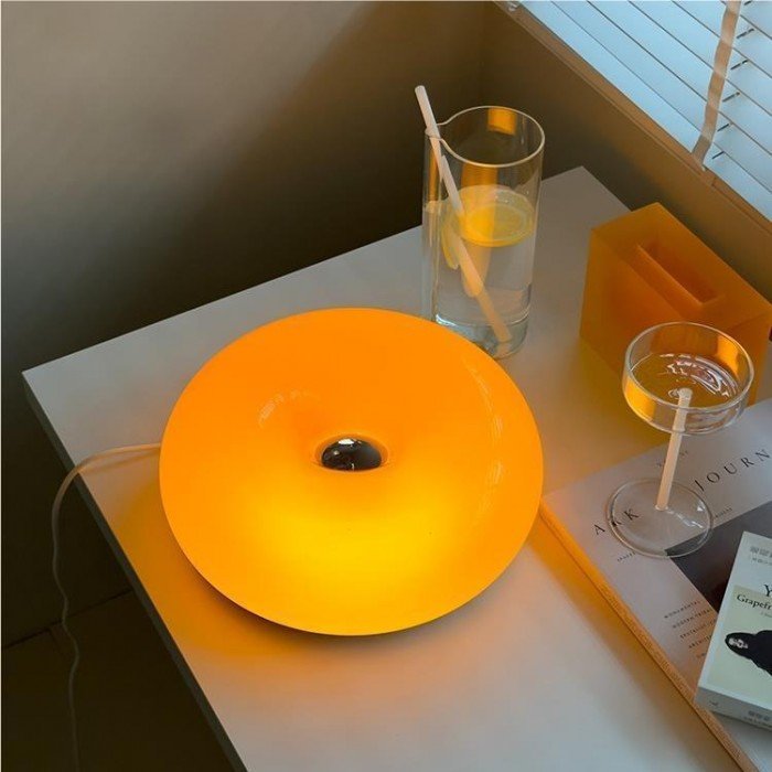 Bauhaus Deko Lampe – Donutform Für Wand Oder Tisch