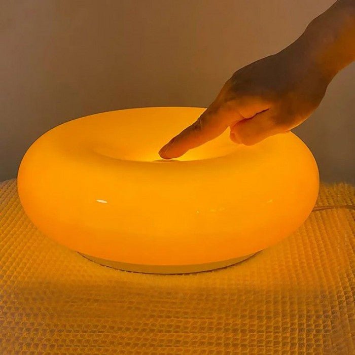 Bauhaus Deko Lampe – Donutform Für Wand Oder Tisch
