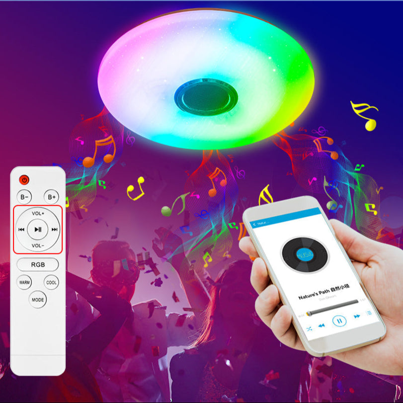 Smart RGB Deckenlampe – Farbwechsel & Musikfunktion