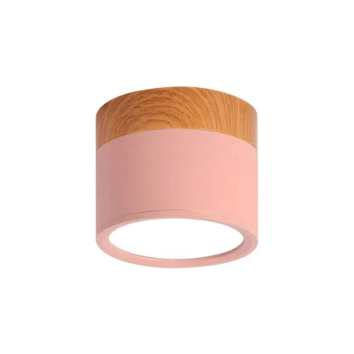 Aluminium Zylinder LED-Deckenlampe – Kompakt & Modern