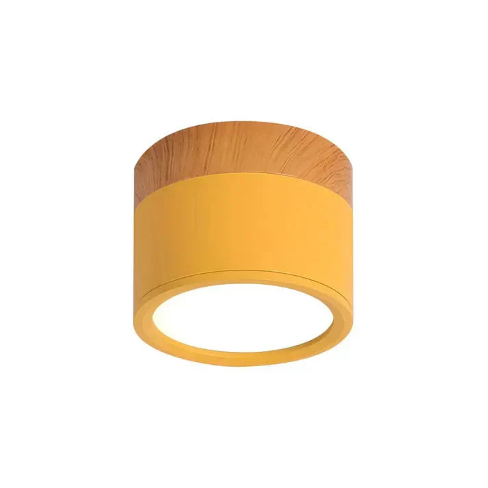Aluminium Zylinder LED-Deckenlampe – Kompakt & Modern