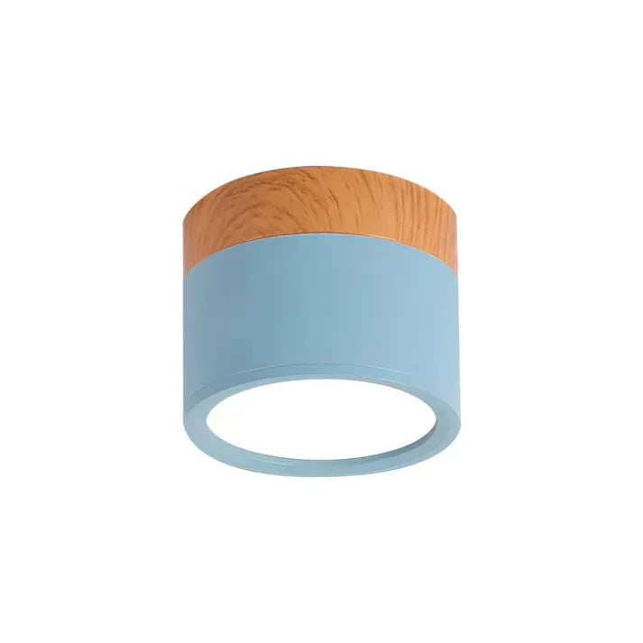 Aluminium Zylinder LED-Deckenlampe – Kompakt & Modern