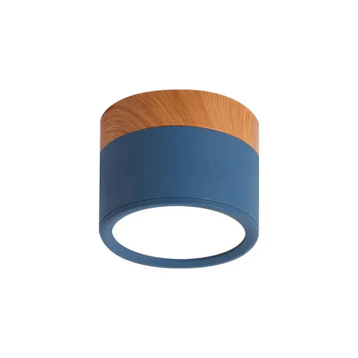 Aluminium Zylinder LED-Deckenlampe – Kompakt & Modern